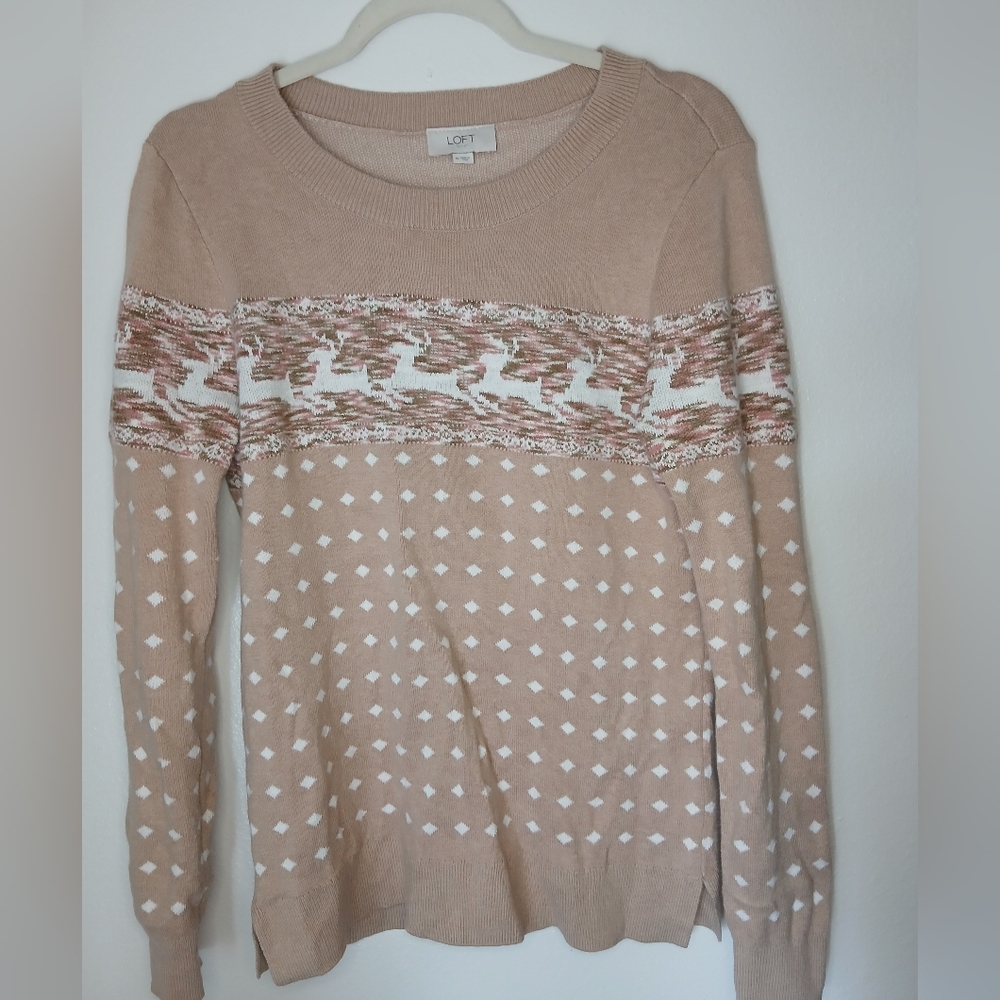 LOFT Christmas Knit Sweater
